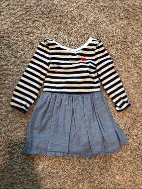 GAP chambray & cotton striped dress.